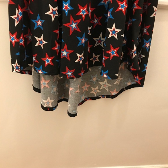 NWT Lularoe Carly Dress Stars Patriotic American - Picture 3 of 9